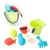 Yangxing Cross-border Direct Sales Summer Beach Toy Bucket Set, Children's sand-digging shovel, Water Play Tools, Educational beach toys details Picture